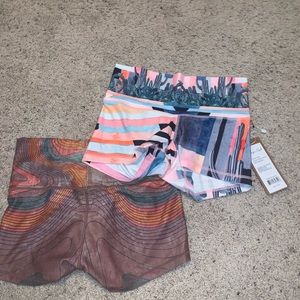 Two pairs of Niyama Sol shorts